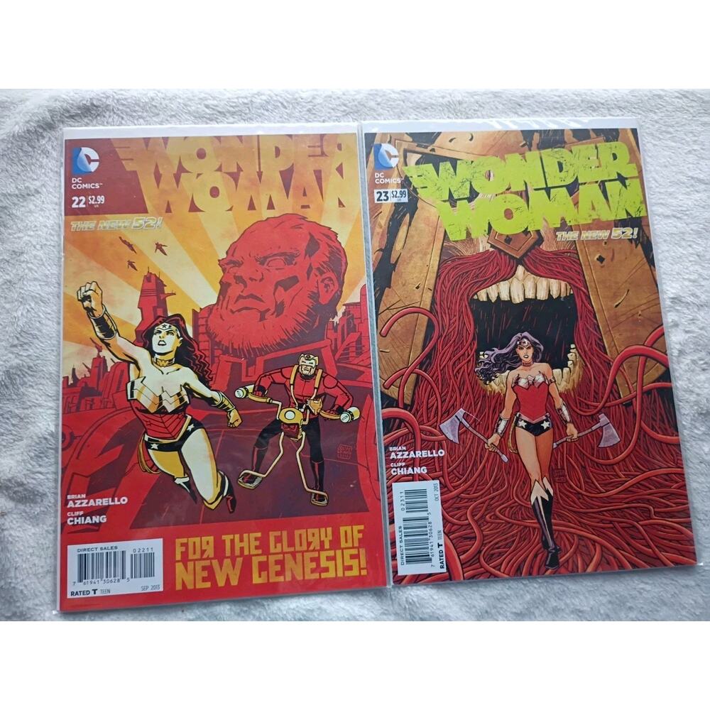 DC New 52 Wonder Woman #0-26 + 23.1-23.2 Azzarello Chiang Lot Of 28 VF To NM - Picture 13 of 16